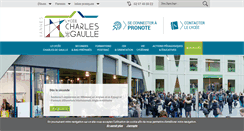 Desktop Screenshot of lycee-charlesdegaulle-vannes.fr